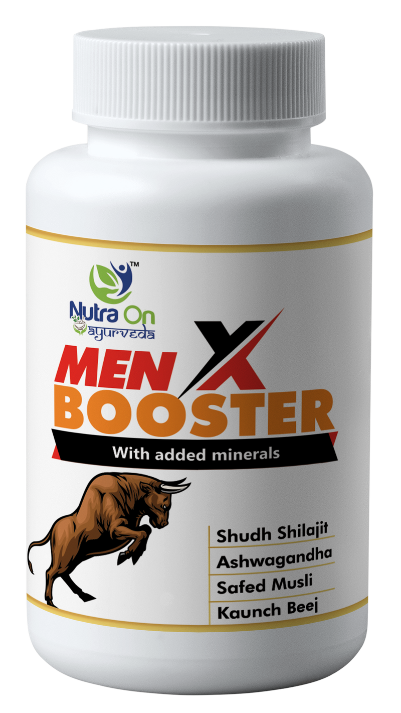 Men X Booster | 60 Vegan Capsules | Organic Supplement | Men’s Health and Wellness